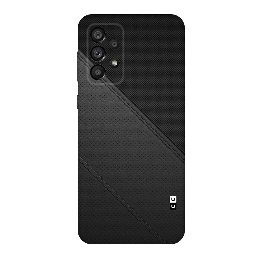 Black Polka Stripe Original Polycarbonate Back Case for Galaxy A73 5G