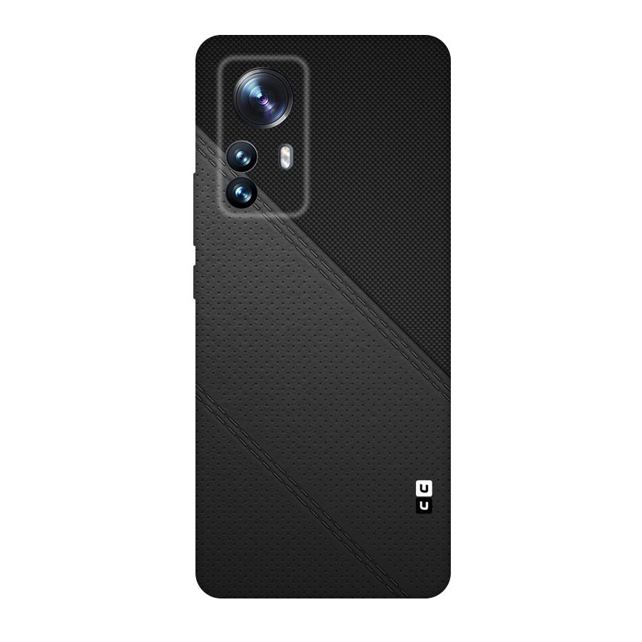 Black Polka Stripe Original Polycarbonate Back Case for Xiaomi 12 Pro