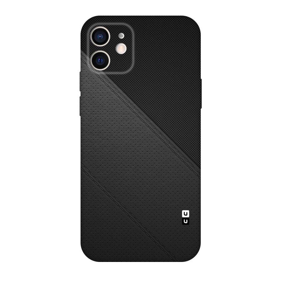 Black Polka Stripe Original Polycarbonate Back Case for iPhone 12