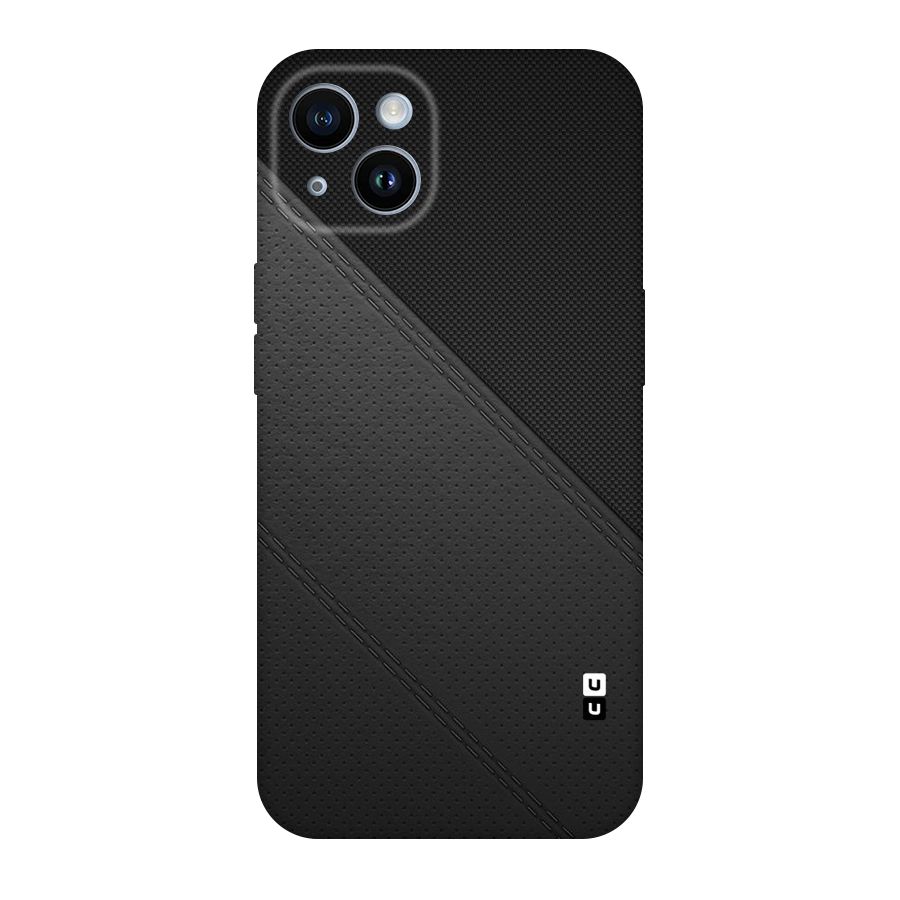 Black Polka Stripe Original Polycarbonate Back Case for iPhone 14