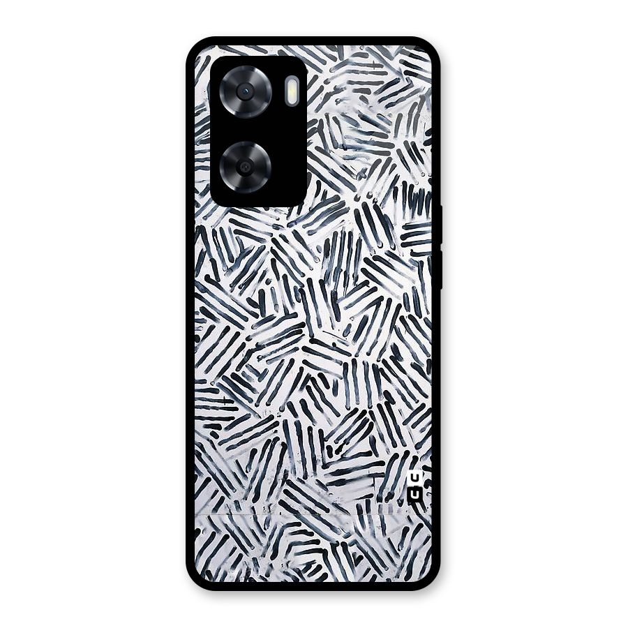 Black Tiny Uneven Glass Back Case for OnePlus Nord N20 SE