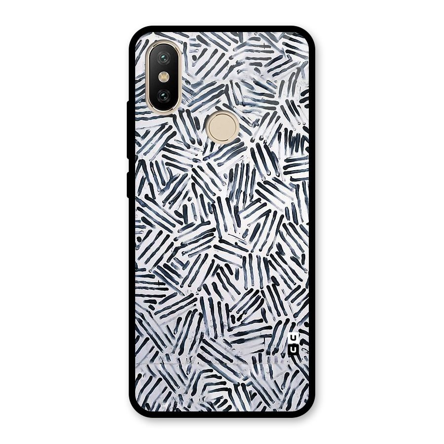 Black Tiny Uneven Glass Back Case for Redmi A2