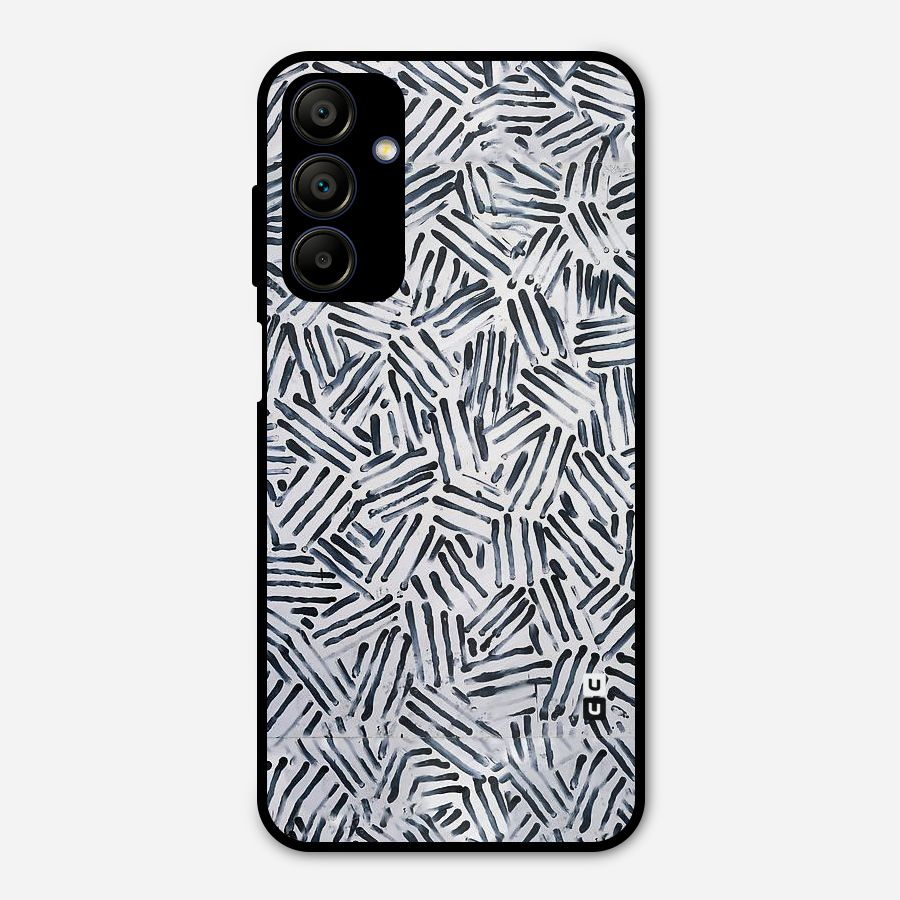 Black Tiny Uneven Metal Back Case for Galaxy A15 5G