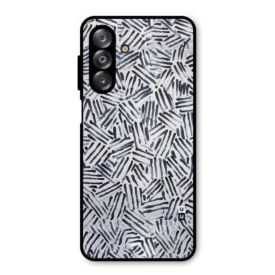 Black Tiny Uneven Metal Back Case for Galaxy A26