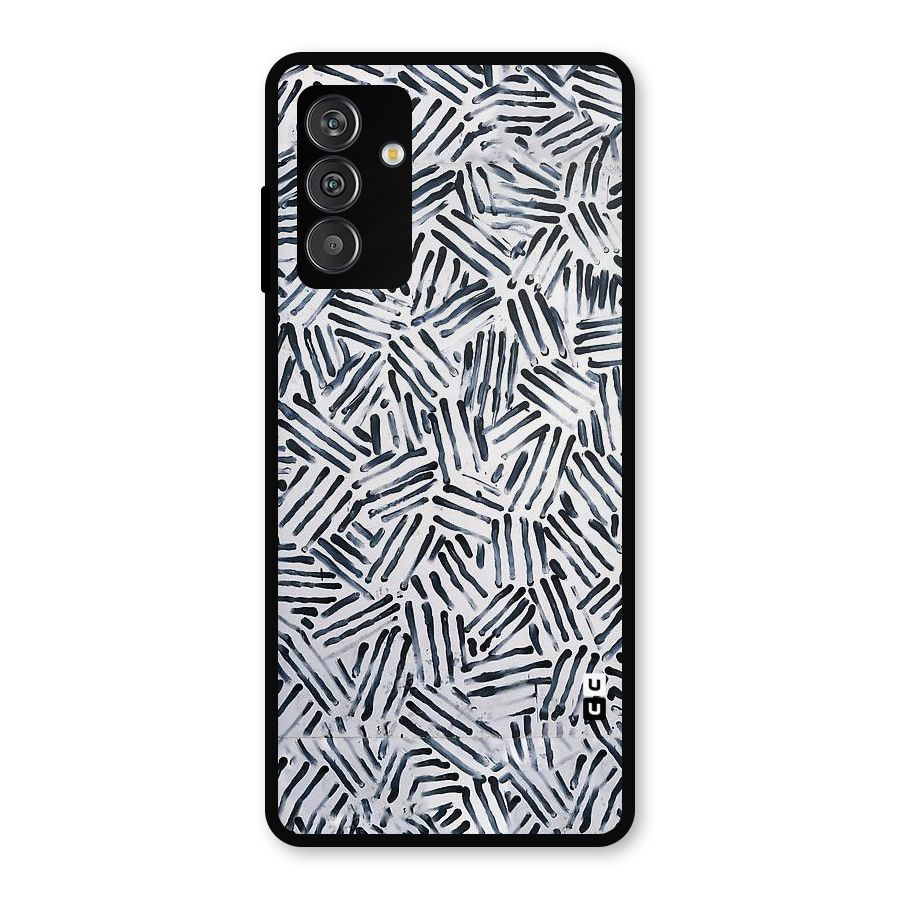 Black Tiny Uneven Metal Back Case for Galaxy F13