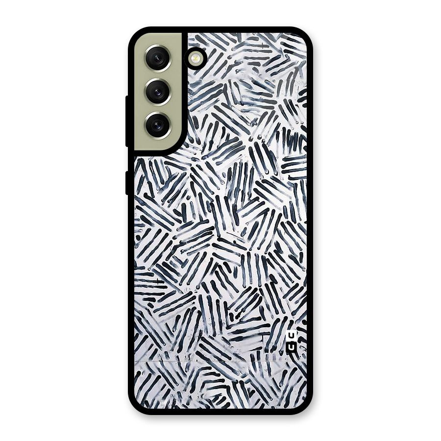 Black Tiny Uneven Metal Back Case for Galaxy S21 FE 5G (2023)