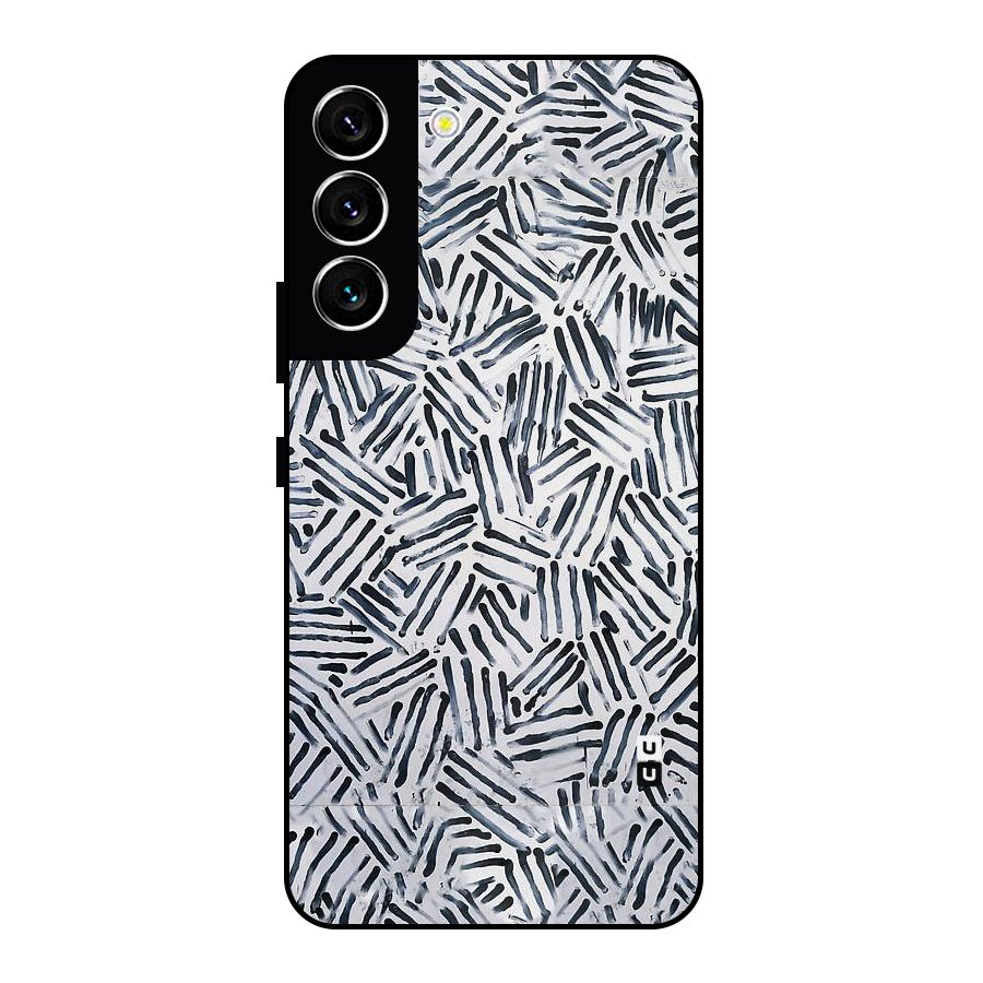 Black Tiny Uneven Metal Back Case for Galaxy S22 5G