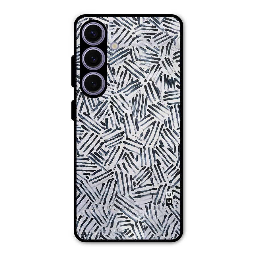 Black Tiny Uneven Metal Back Case for Galaxy S24