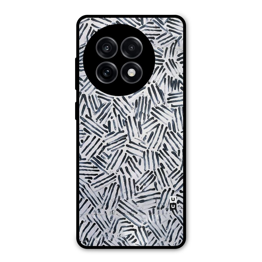 Black Tiny Uneven Metal Back Case for OnePlus 13R