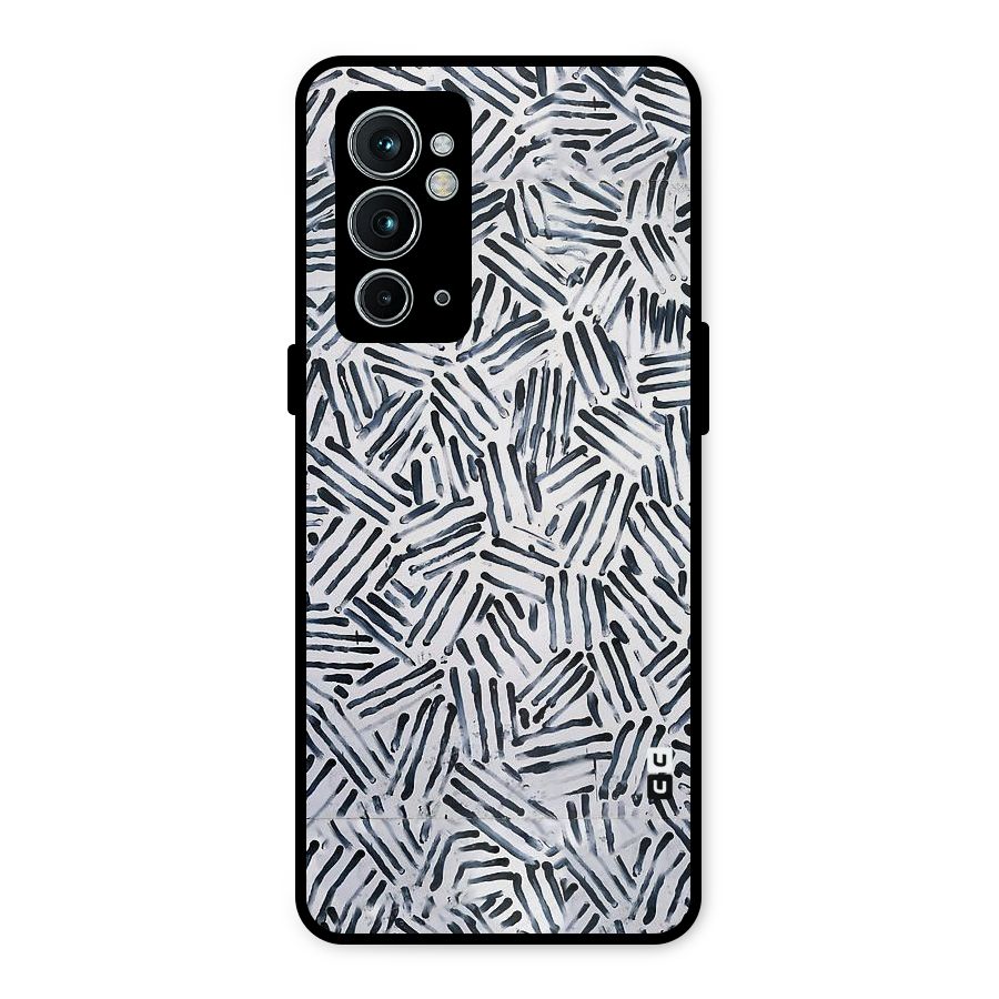 Black Tiny Uneven Metal Back Case for OnePlus 9RT 5G
