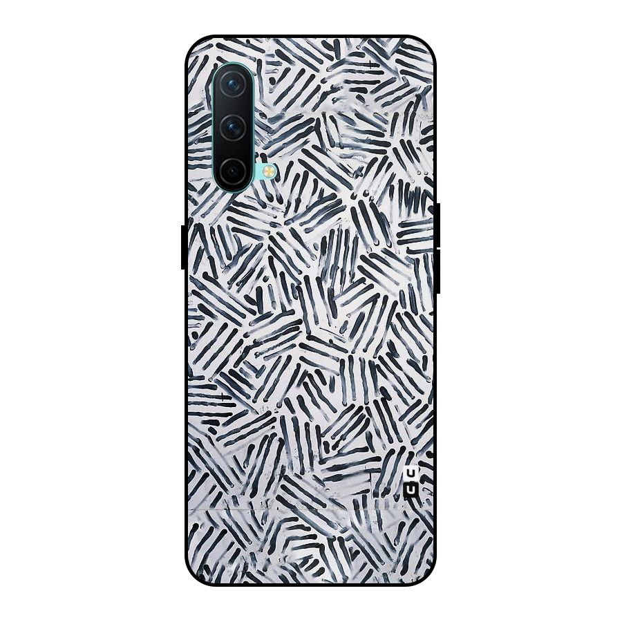 Black Tiny Uneven Metal Back Case for OnePlus Nord CE 5G