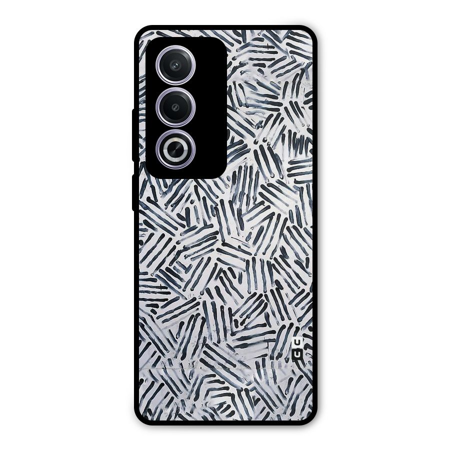 Black Tiny Uneven Metal Back Case for Oppo K12x