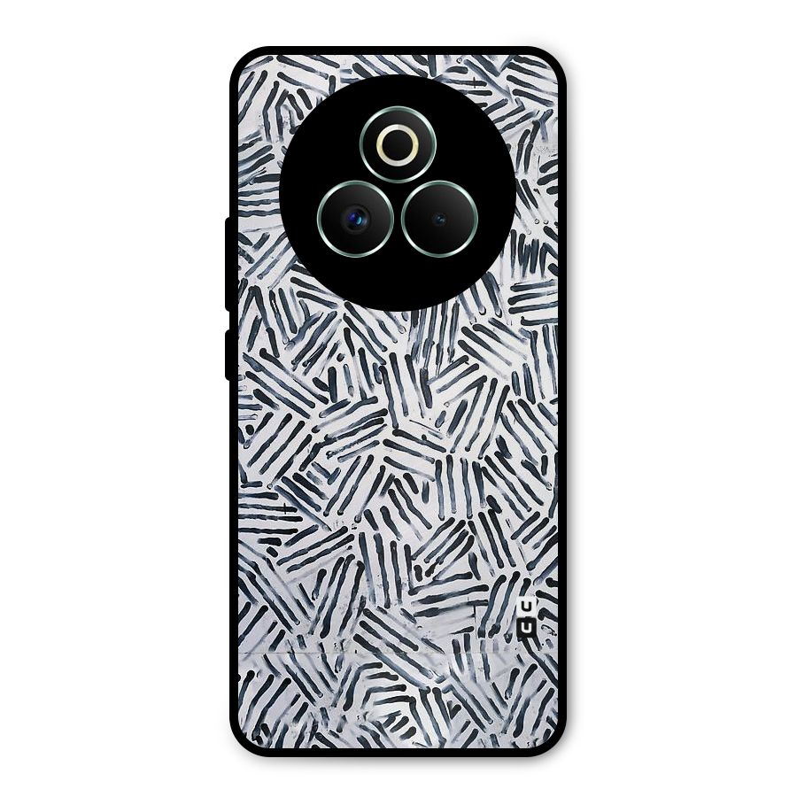 Black Tiny Uneven Metal Back Case for Realme P3 Pro