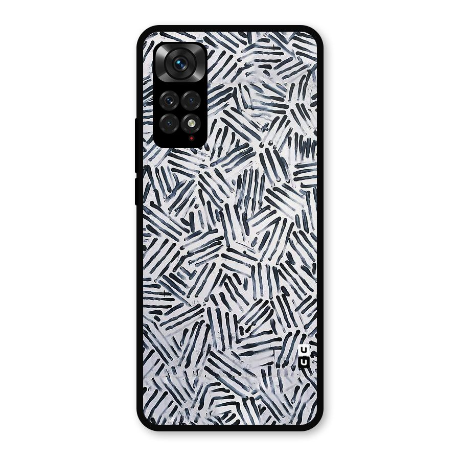 Black Tiny Uneven Metal Back Case for Redmi Note 11s