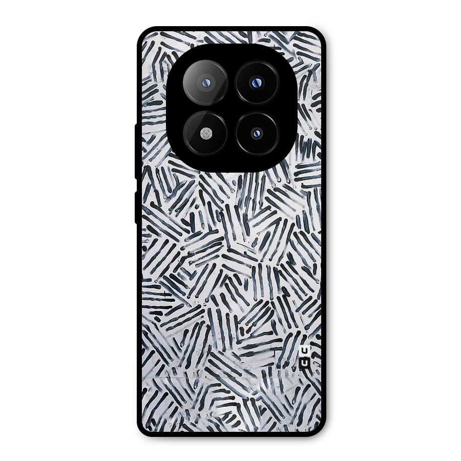 Black Tiny Uneven Metal Back Case for Redmi Note 14 Pro Plus 5G