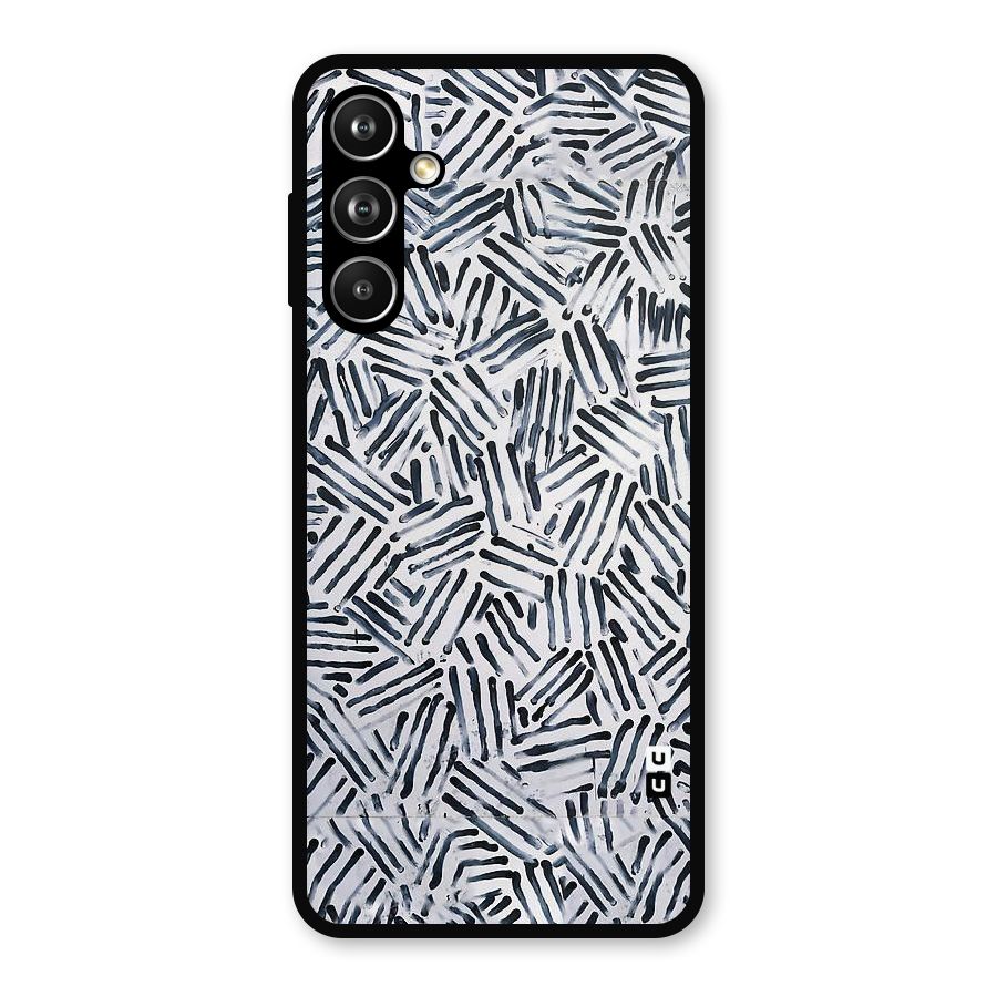 Black Tiny Uneven Metal Back Case for Samsung Galaxy M54
