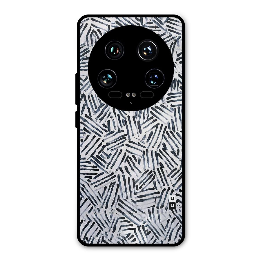 Black Tiny Uneven Metal Back Case for Xiaomi 14 Ultra