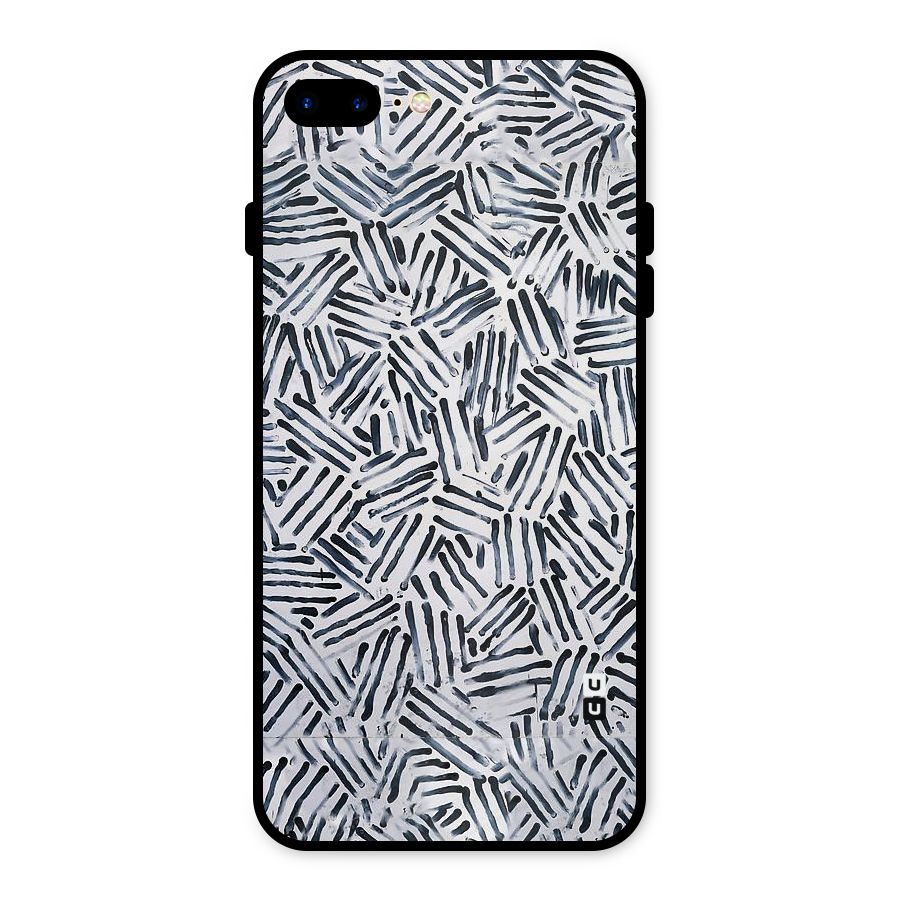 Black Tiny Uneven Metal Back Case for iPhone 7 Plus