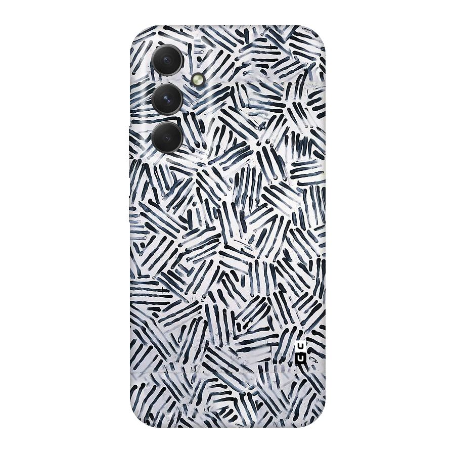 Black Tiny Uneven Original Polycarbonate Back Case for Galaxy A54