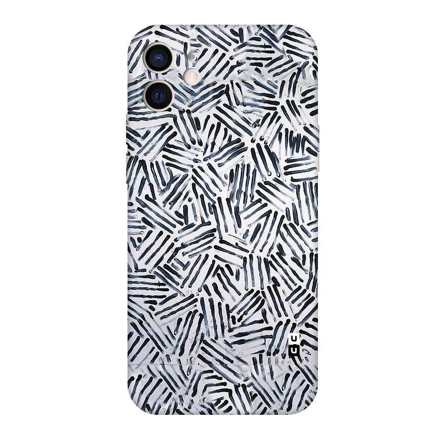 Black Tiny Uneven Original Polycarbonate Back Case for iPhone 12