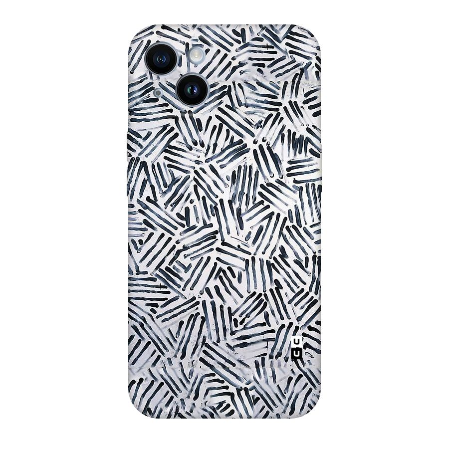 Black Tiny Uneven Original Polycarbonate Back Case for iPhone 14