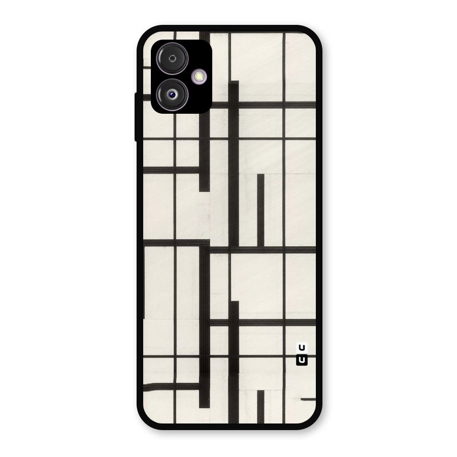 Black Unsymmetry Metal Back Case for Galaxy F14