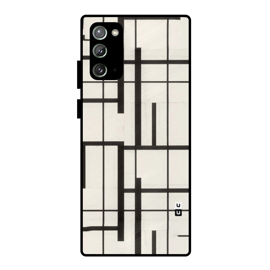 Black Unsymmetry Metal Back Case for Galaxy Note 20