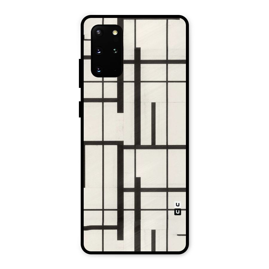 Black Unsymmetry Metal Back Case for Galaxy S20 Plus