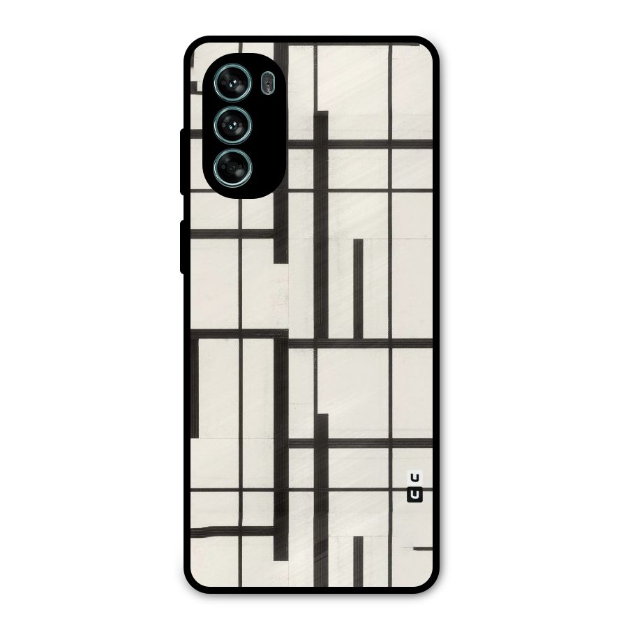 Black Unsymmetry Metal Back Case for Moto G62