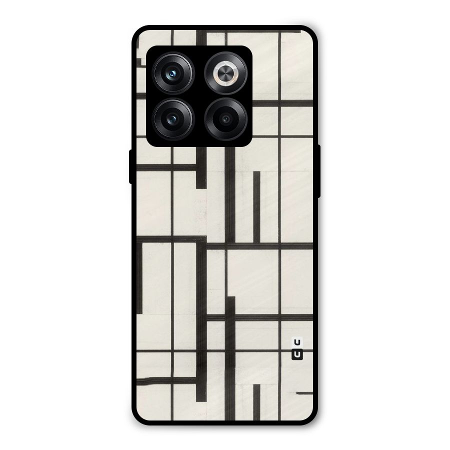 Black Unsymmetry Metal Back Case for OnePlus 10T