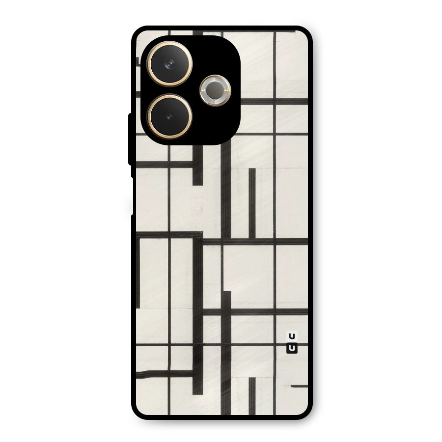 Black Unsymmetry Metal Back Case for Oppo A5 Pro