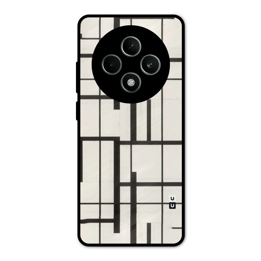 Black Unsymmetry Metal Back Case for Oppo F27