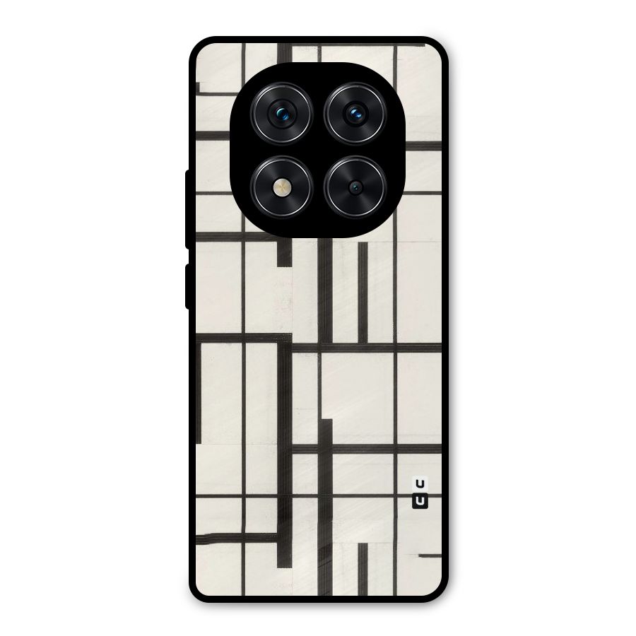 Black Unsymmetry Metal Back Case for Poco X7