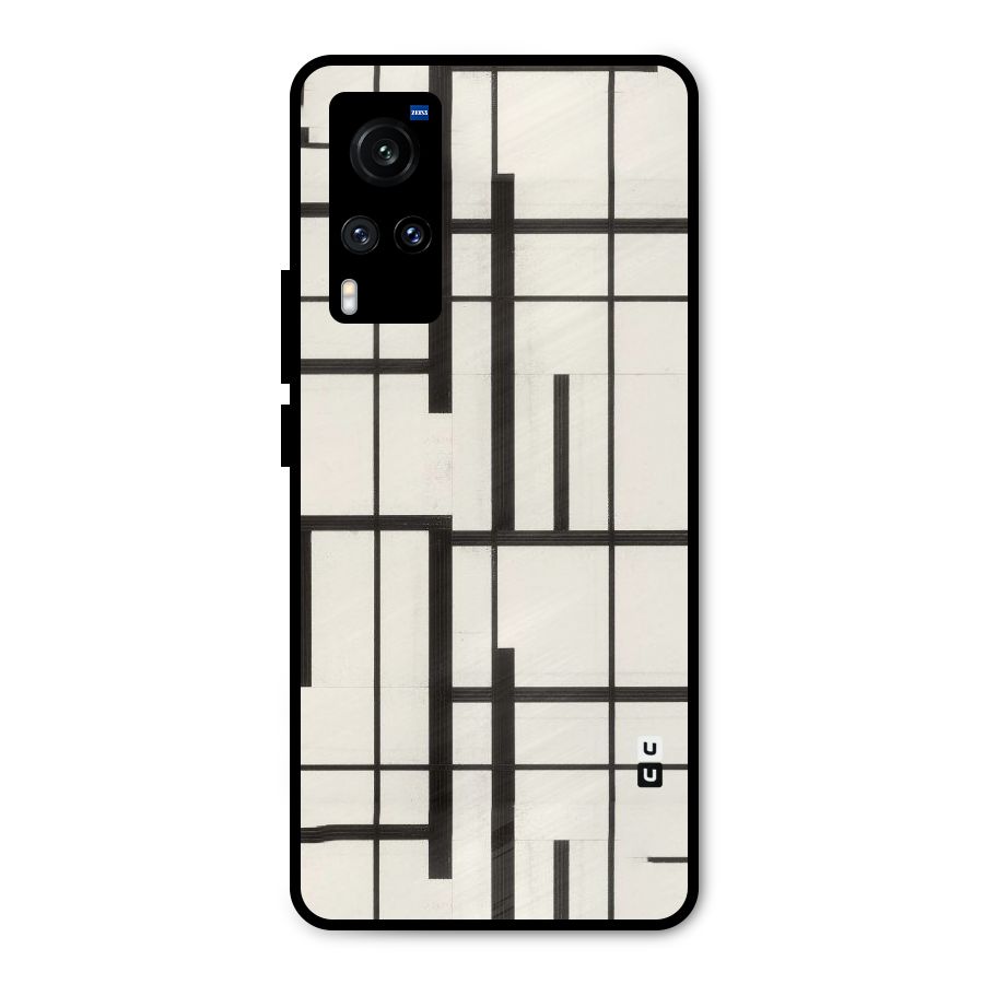 Black Unsymmetry Metal Back Case for Vivo X60