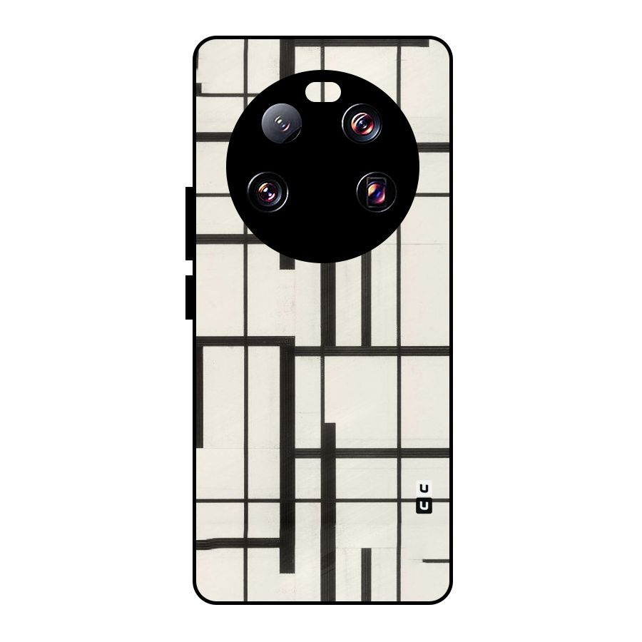 Black Unsymmetry Metal Back Case for Xiaomi 13 Ultra