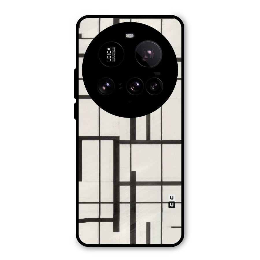 Black Unsymmetry Metal Back Case for Xiaomi 15 Ultra