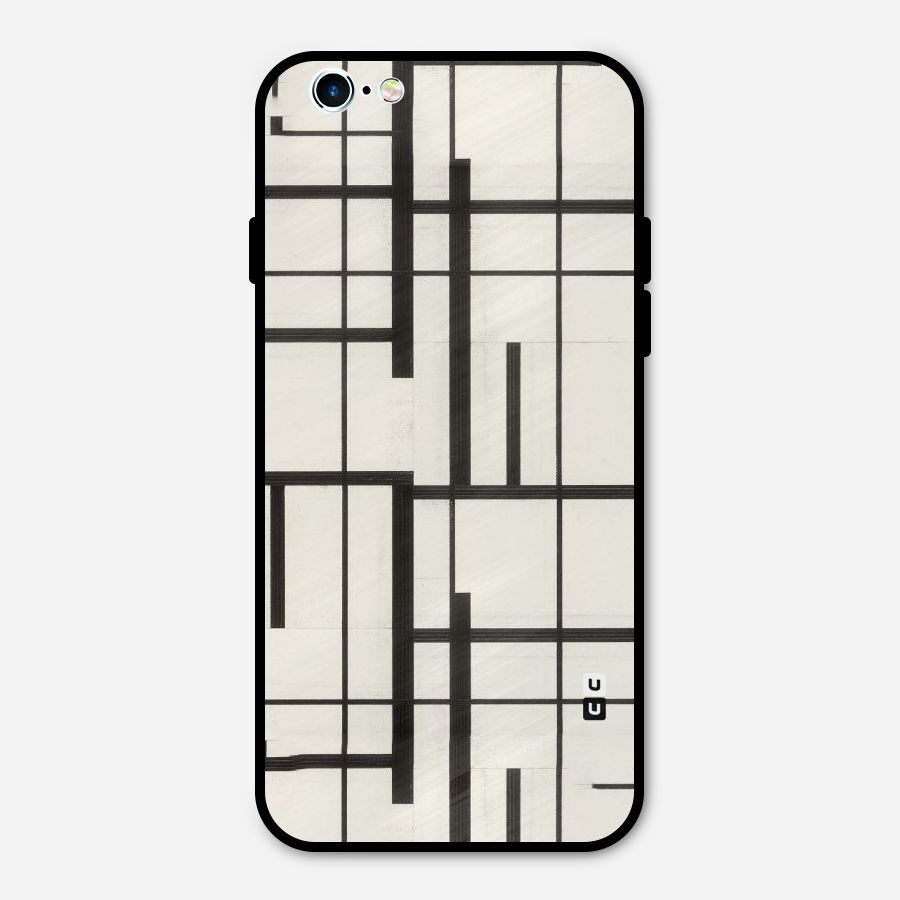 Black Unsymmetry Metal Back Case for iPhone 6 6s