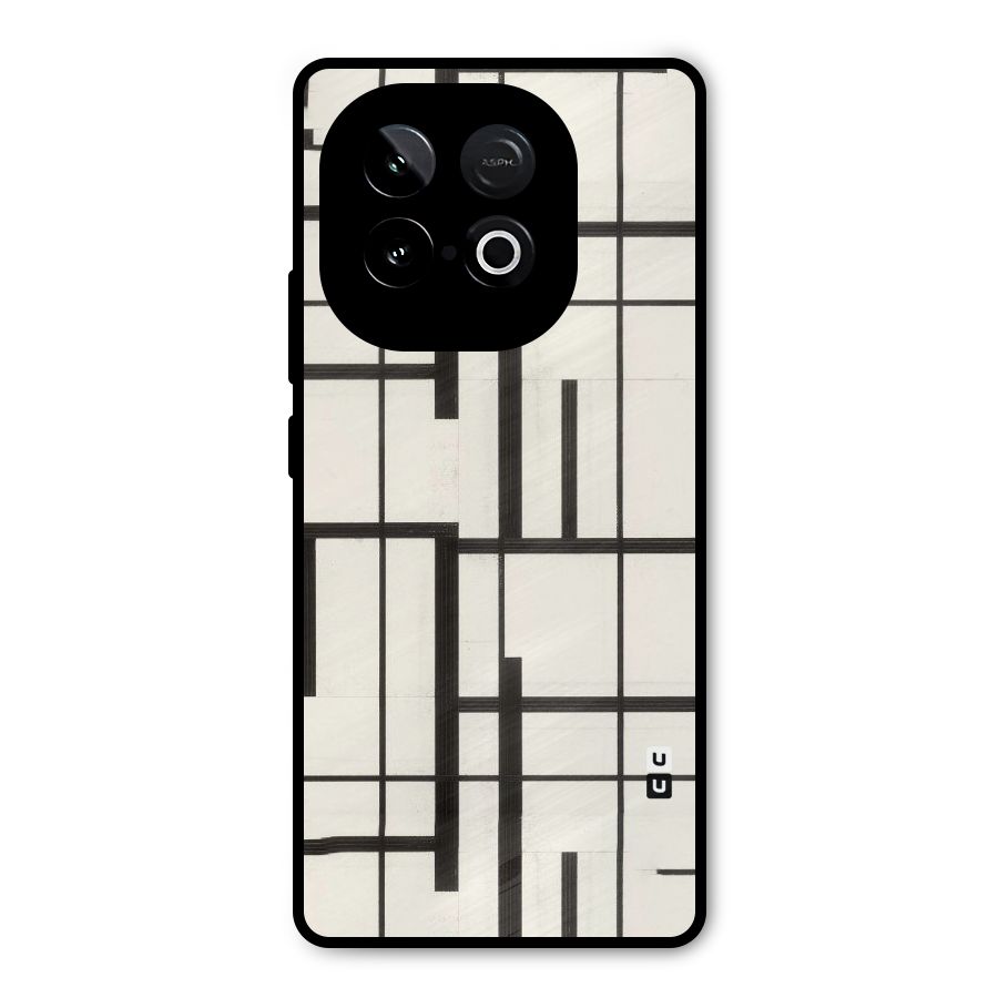 Black Unsymmetry Metal Back Case for iQOO Neo 10
