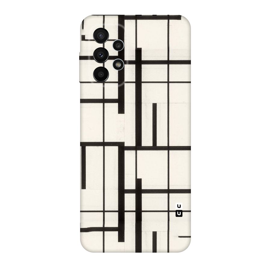Black Unsymmetry Original Polycarbonate Back Case for Galaxy A23
