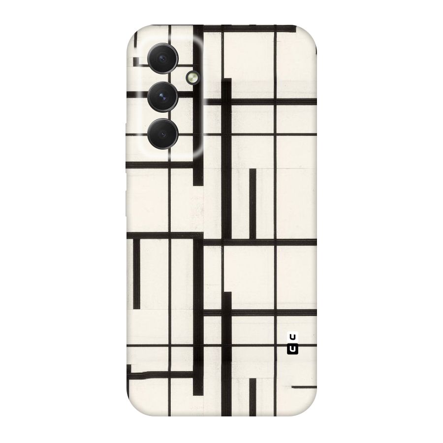 Black Unsymmetry Original Polycarbonate Back Case for Galaxy A54