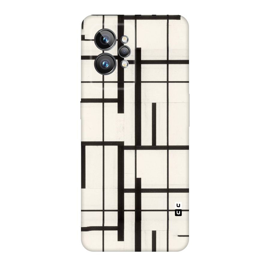Black Unsymmetry Original Polycarbonate Back Case for Realme GT2 Pro