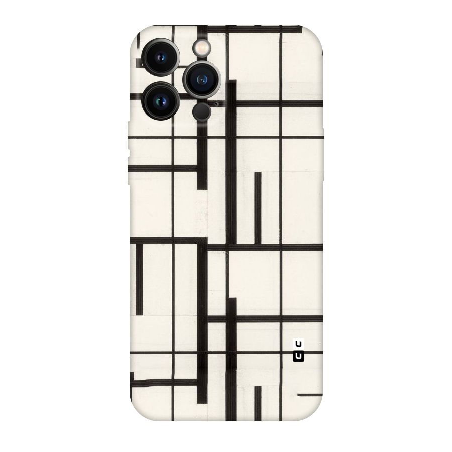 Black Unsymmetry Original Polycarbonate Back Case for iPhone 13 Pro Max