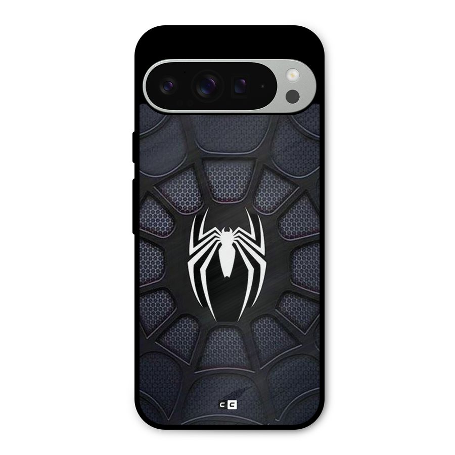 Black Web Metal Back Case for Google Pixel 9 Pro XL