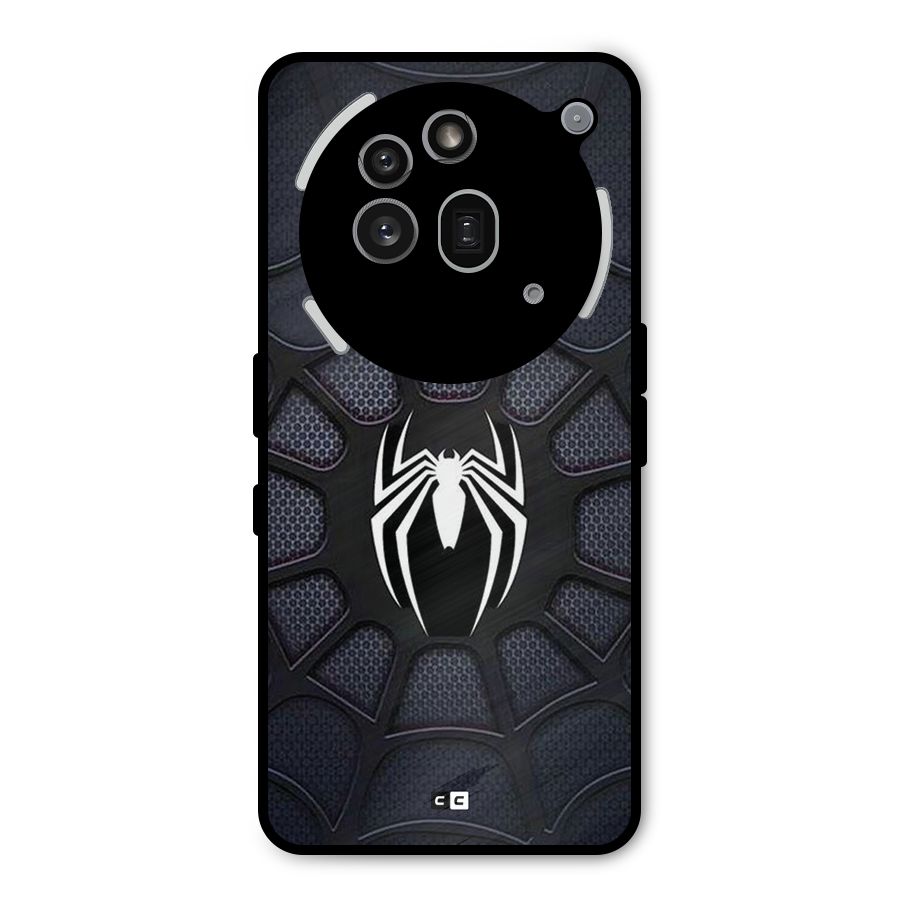 Black Web Metal Back Case for Nothing Phone 3a Pro