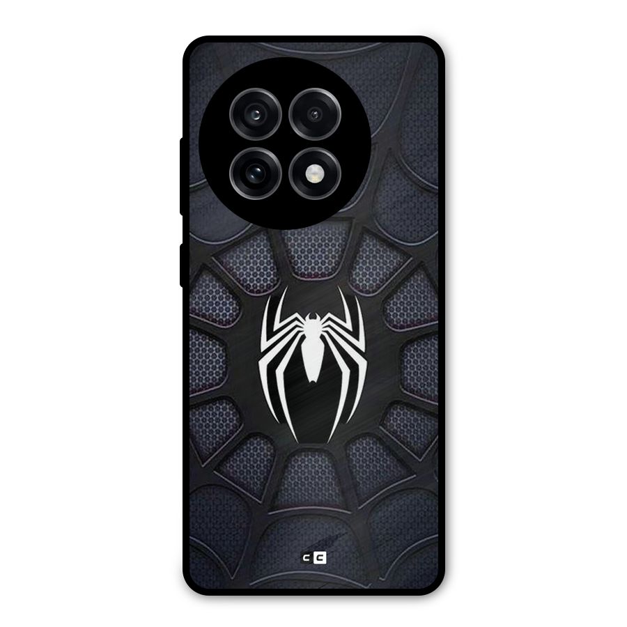 Black Web Metal Back Case for OnePlus 13R