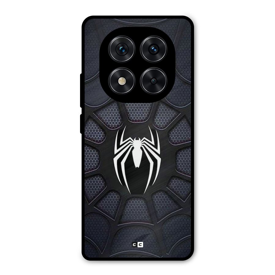 Black Web Metal Back Case for Redmi Note 14 Pro 5G