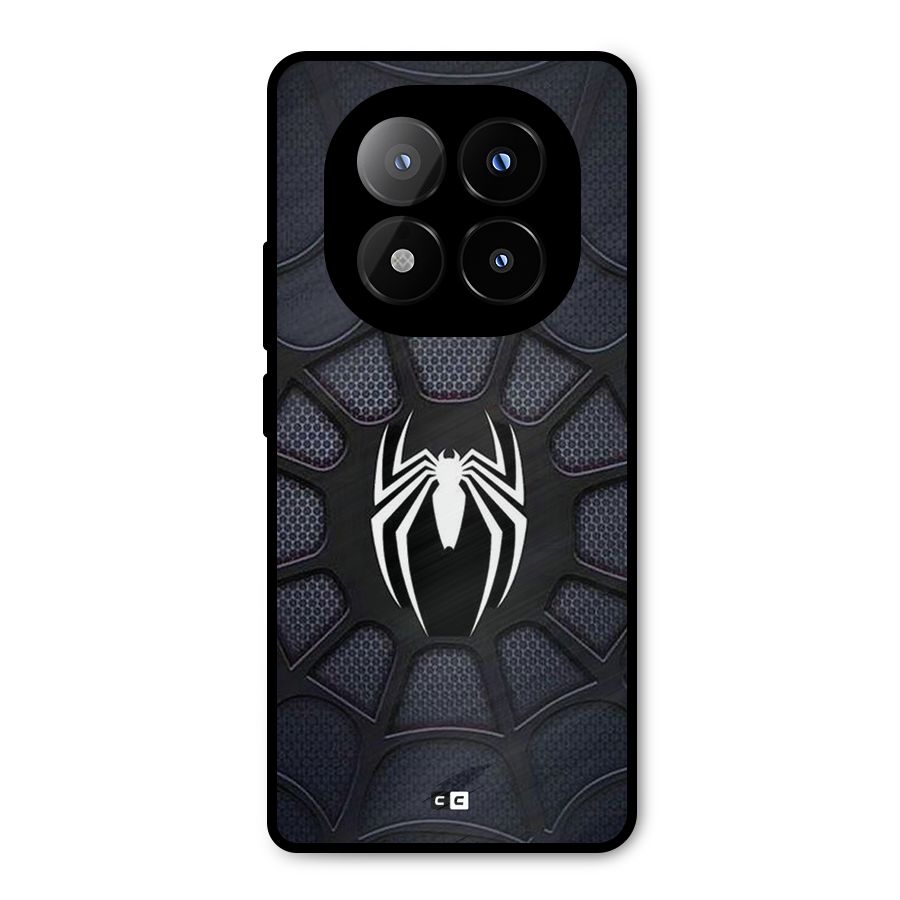 Black Web Metal Back Case for Redmi Note 14 Pro Plus 5G
