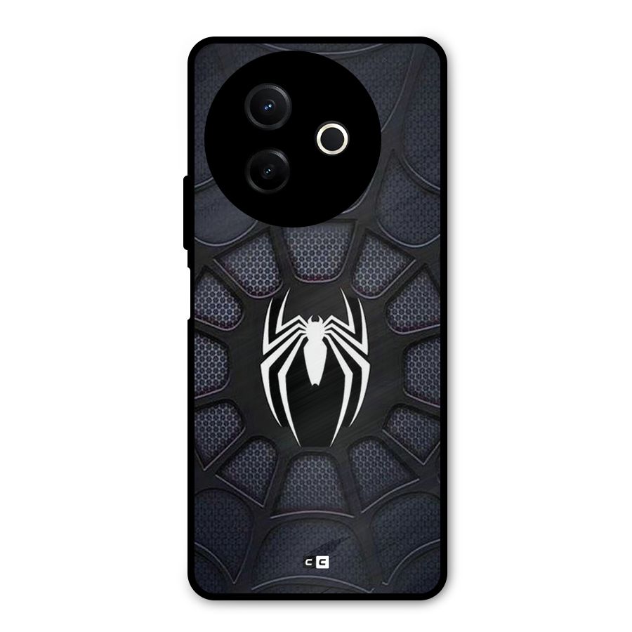 Black Web Metal Back Case for Vivo Y39