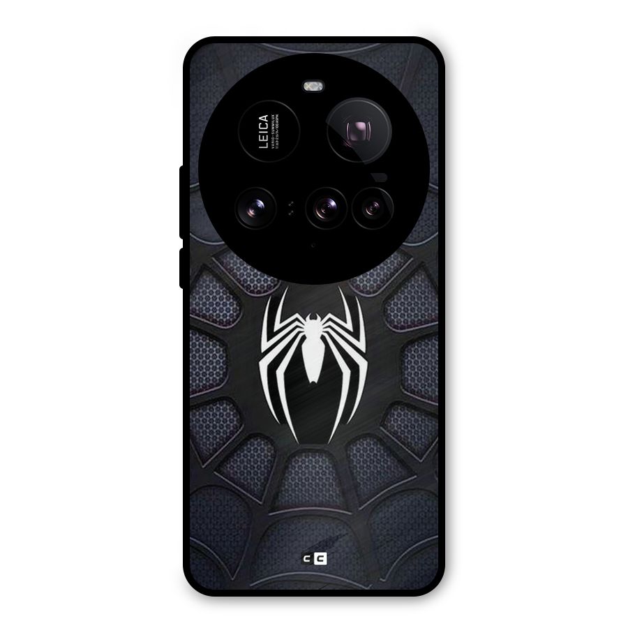 Black Web Metal Back Case for Xiaomi 15 Ultra