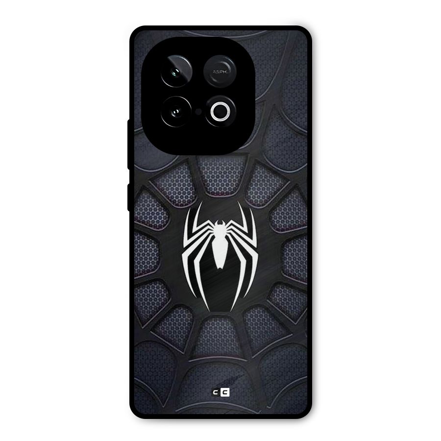Black Web Metal Back Case for iQOO Neo 10